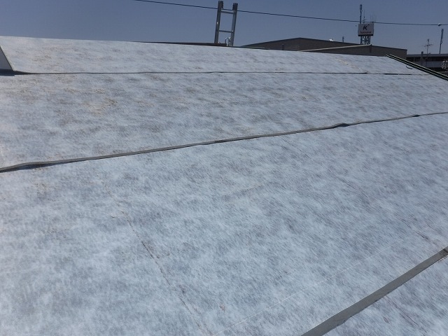 防水シートを施工